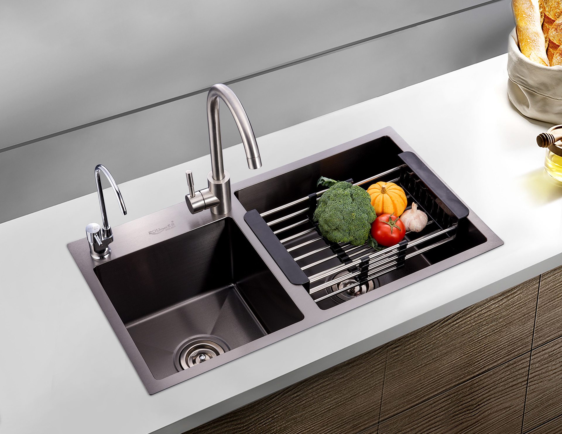  手工雙槽（黑金剛）